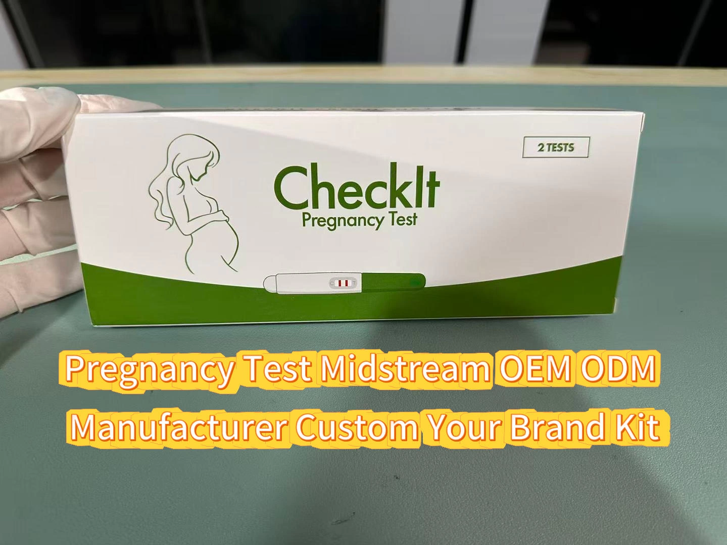 Pregnancy Test Midstream OEM ODM Manufacturer Custom Your Brand Kit