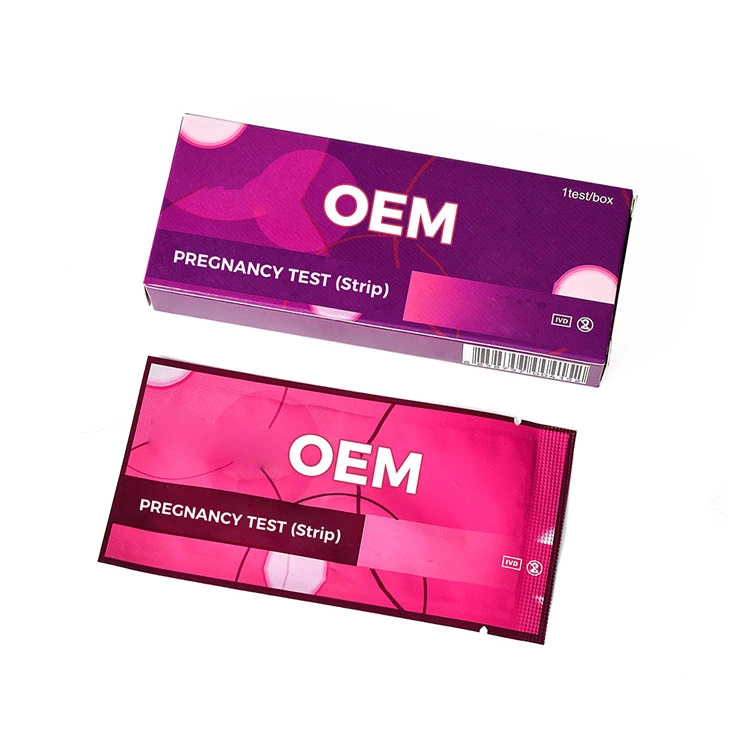 OEM HCG pregnancy test strip packaging