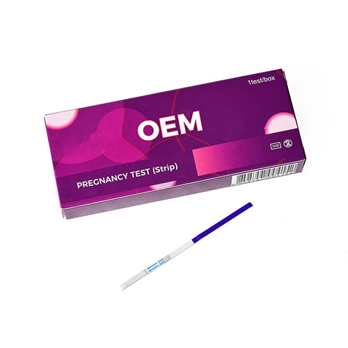 Sensitive pregnancy test strip for HCG detection