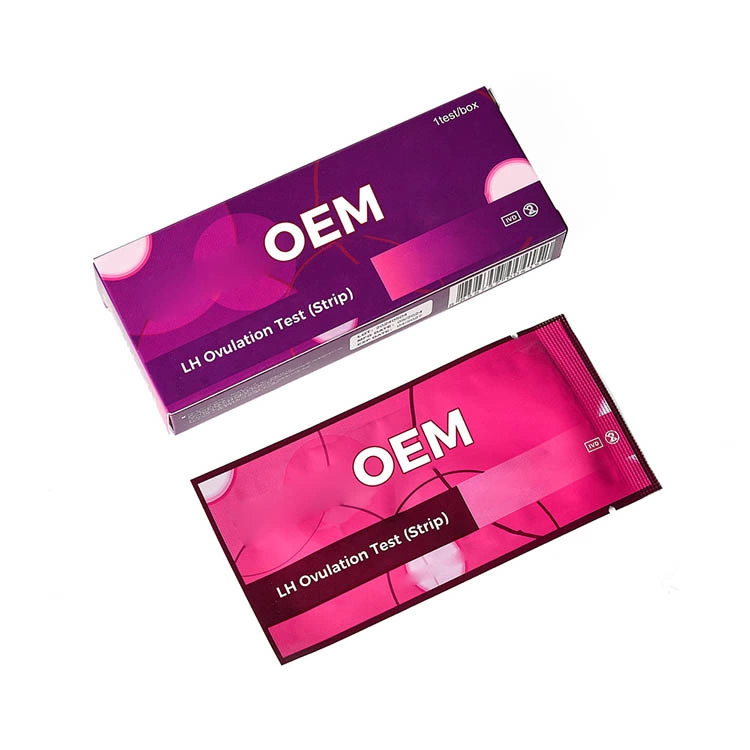 LH ovulation test strips for female fertility