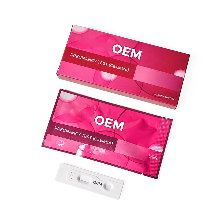 OEM HCG Test Cassette--Early Detection Pregnancy Test Cassette